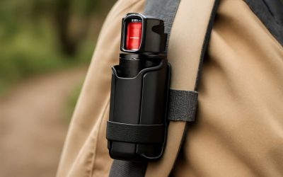 Stay Safe and Stylish with Our Durable and Convenient Pepper Spray Holder for Quick Access