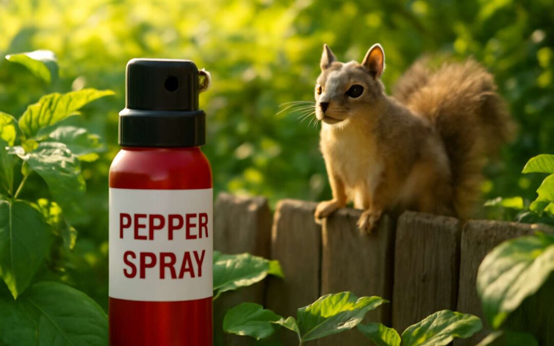 pepper spray for squirrels: Keep your yard safe with a humane deterrent.