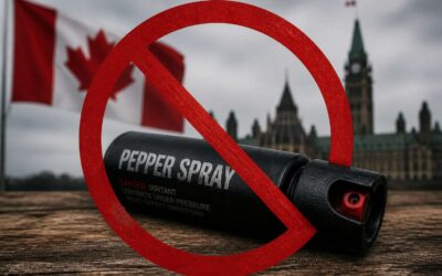 Pepper spray is illegal in Canada; don’t risk a fine or jail.