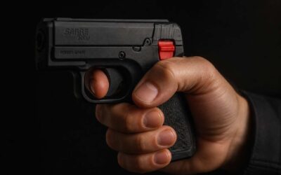 Gun like pepper spray for self defense, no license required.