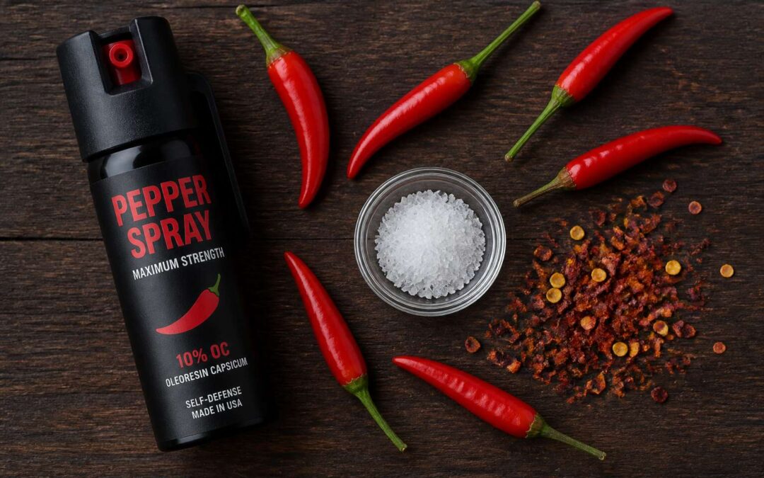What pepper spray made of, capsaicin and propellants.